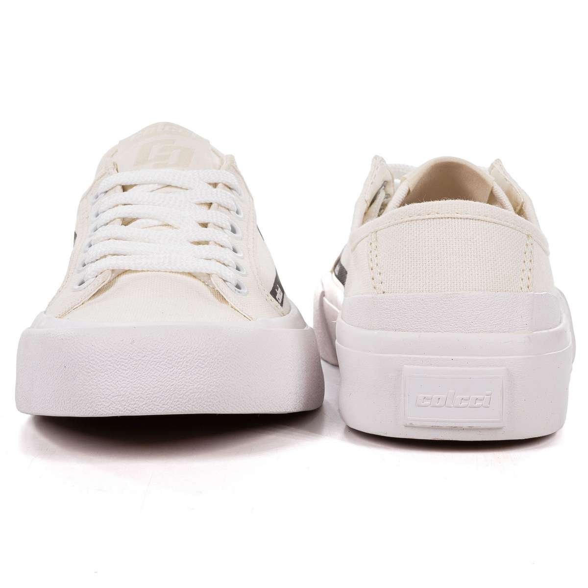 Tênis Colcci C/0007 Cool Canvas Branco Branco 3