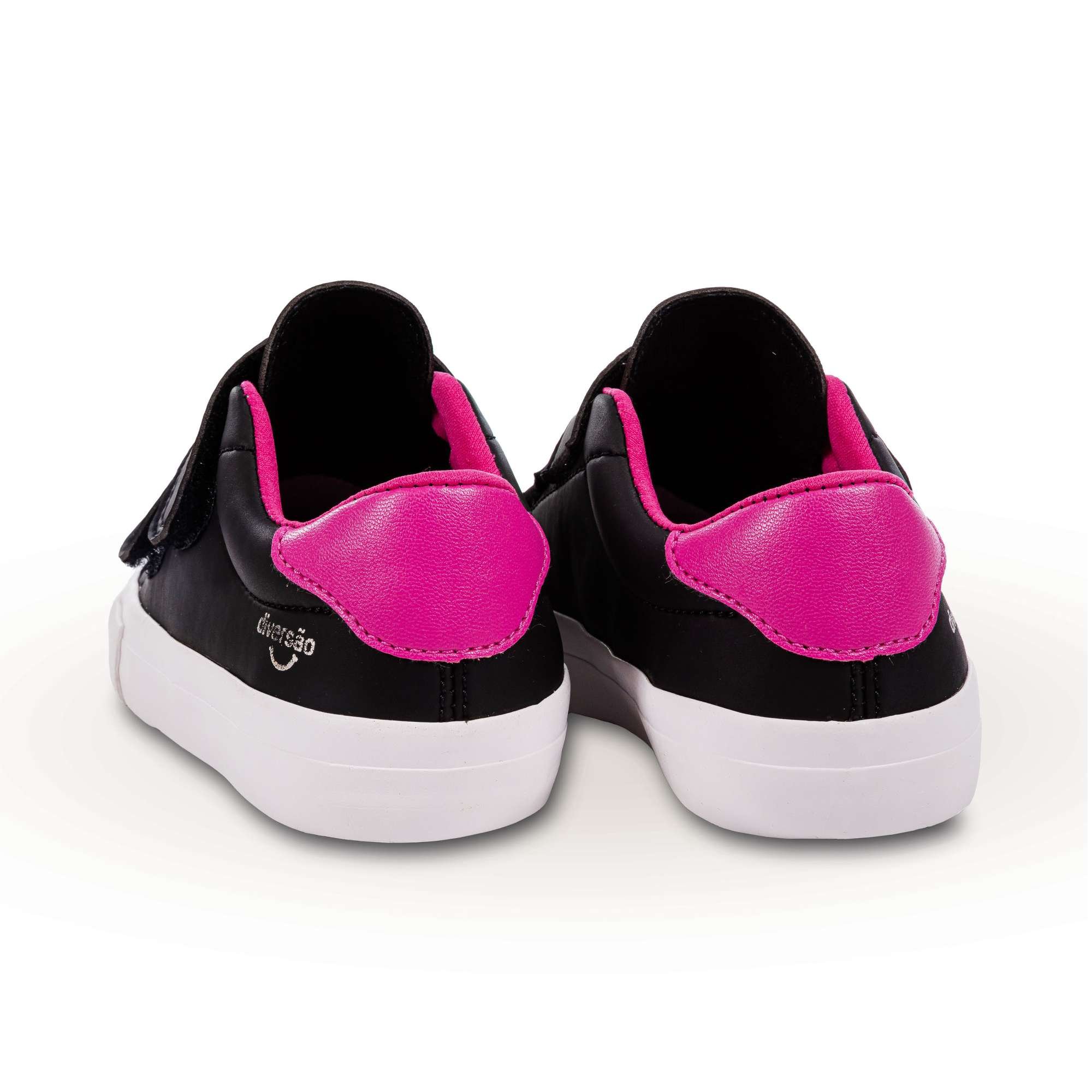 Tênis Infantil Diversão Mini Samy Preto Pink Preto 3
