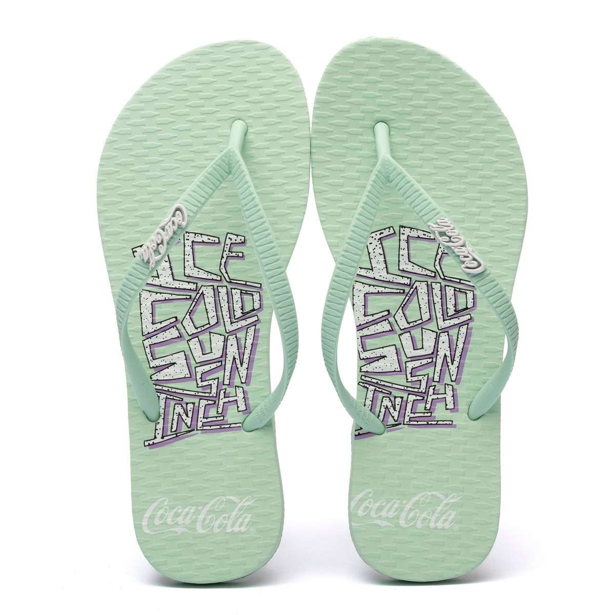 Chinelo Coca-Cola Molokai Feminino Verde Claro Verde 1