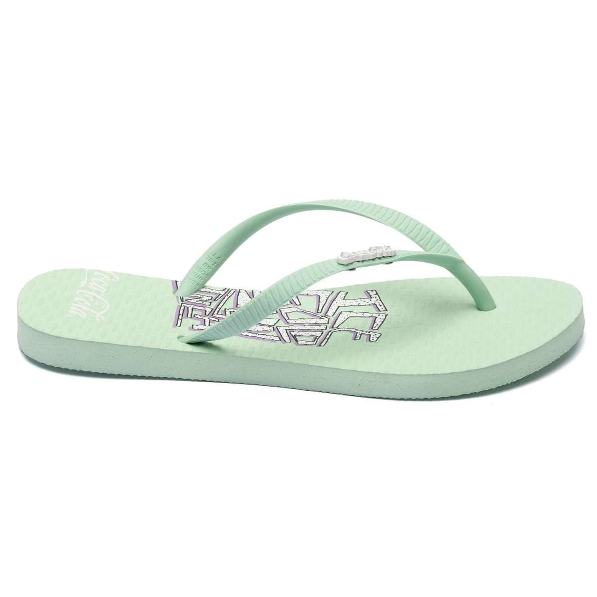 Chinelo Coca-Cola Molokai Feminino Verde Claro Verde 2