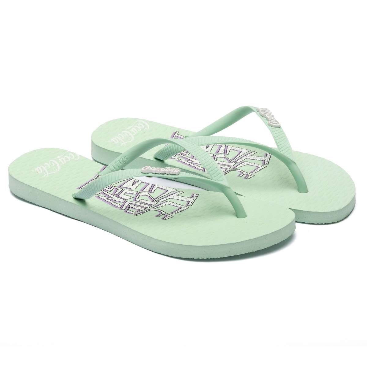 Chinelo Coca-Cola Molokai Feminino Verde Claro Verde 3