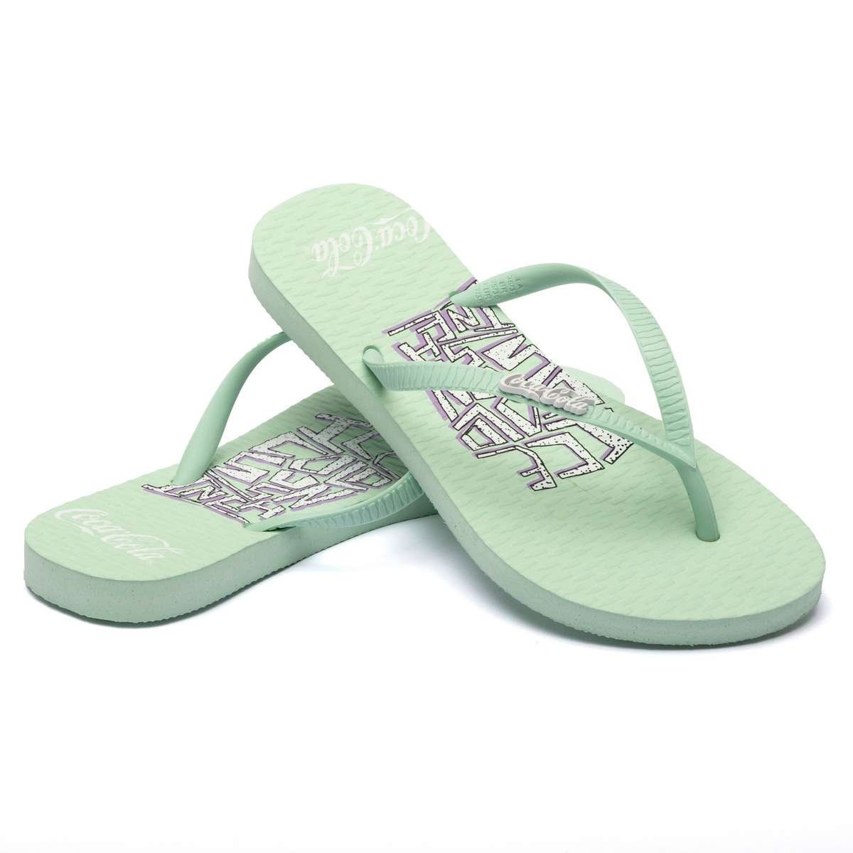 Chinelo Coca-Cola Molokai Feminino Verde Claro Verde 4