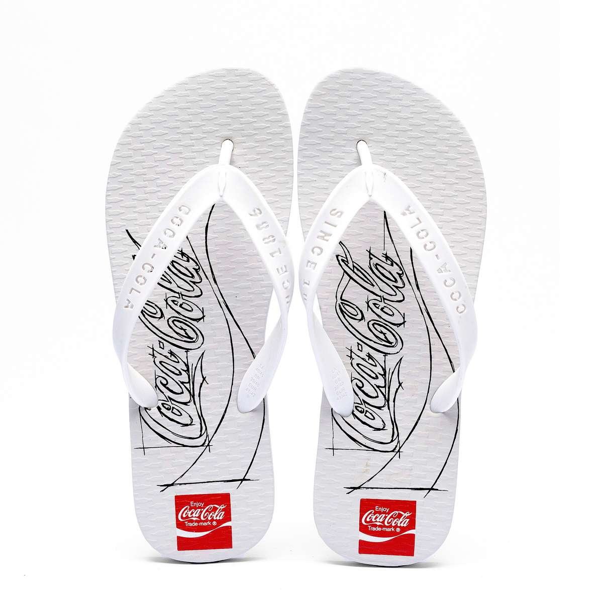 Chinelo Coca-Cola Belfast Branco Branco 1