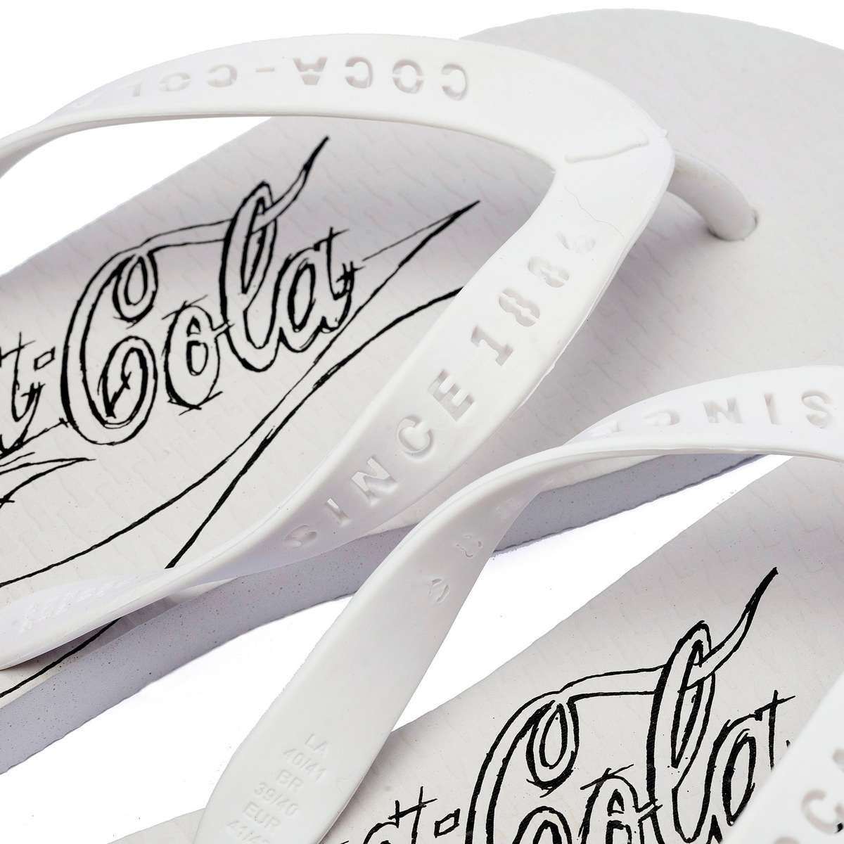 Chinelo Coca-Cola Belfast Branco Branco 5