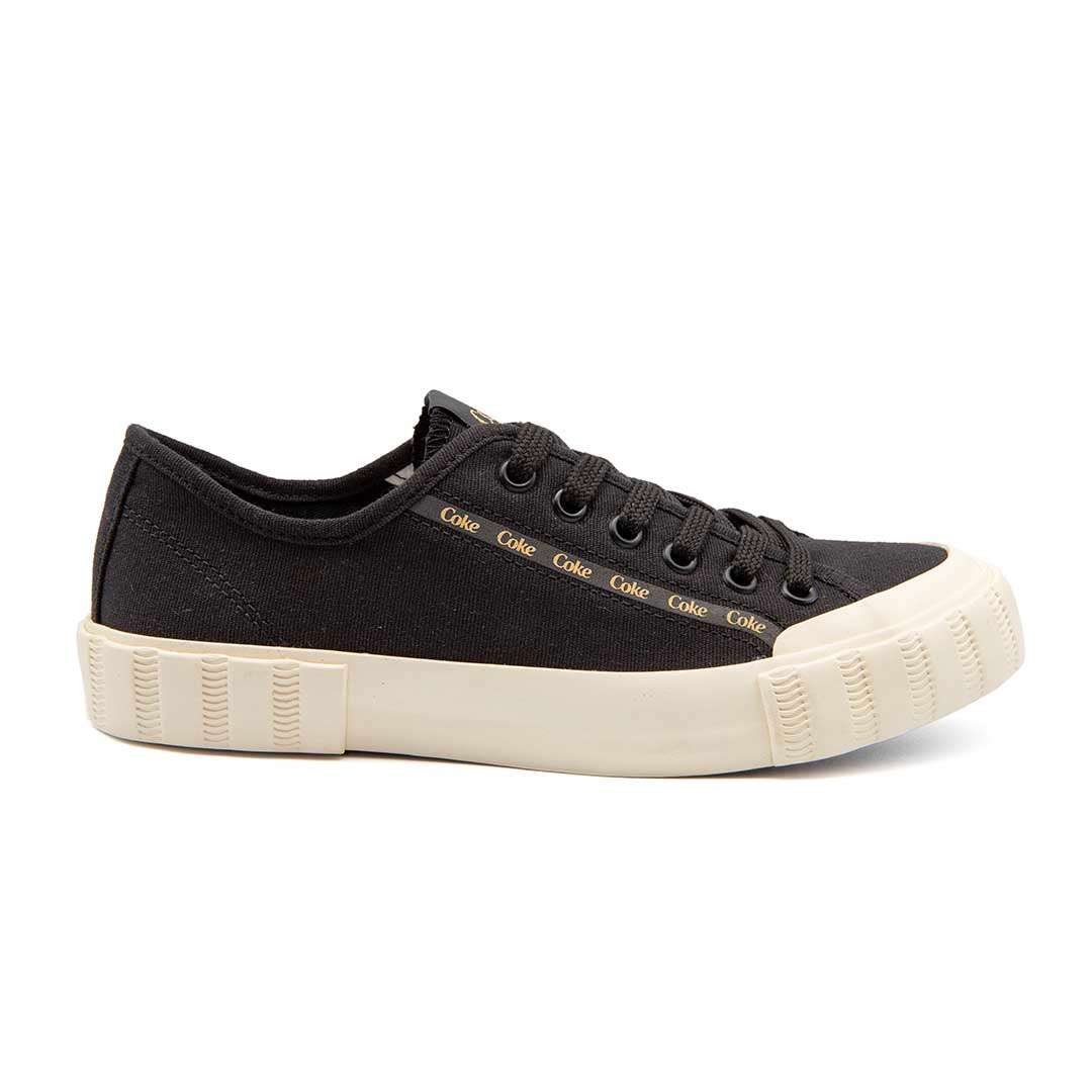 Tenis Coca-Cola Shoes Boyne Canvas Preto/ Off