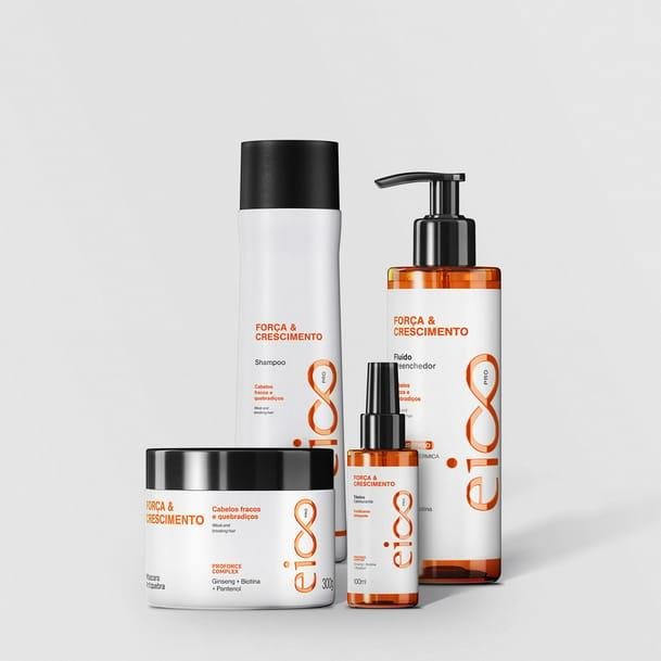 Eico Pro Kit Estimulante Fluido 4 Produtos - Força e Crescimento