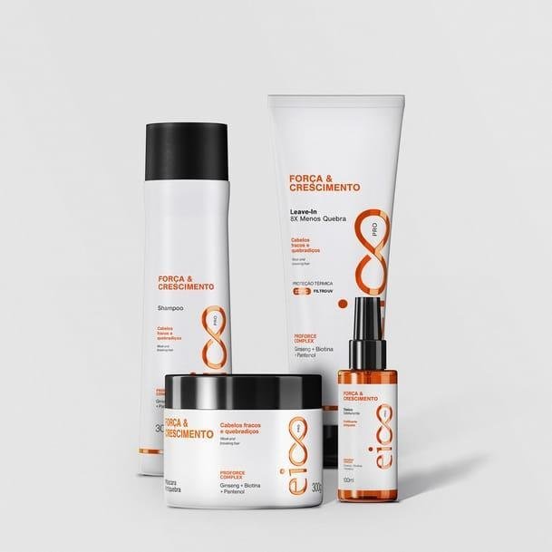 Eico Pro Kit Estimulante Leave In 4 Produtos - Força e Crescimento