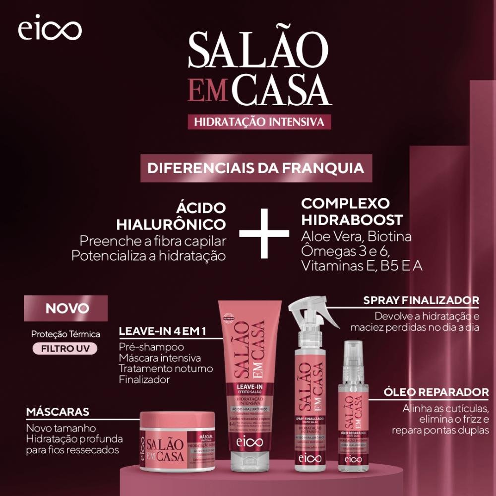 Salão em Casa Máscara 270g - Hidratação Intensiva 270g 2