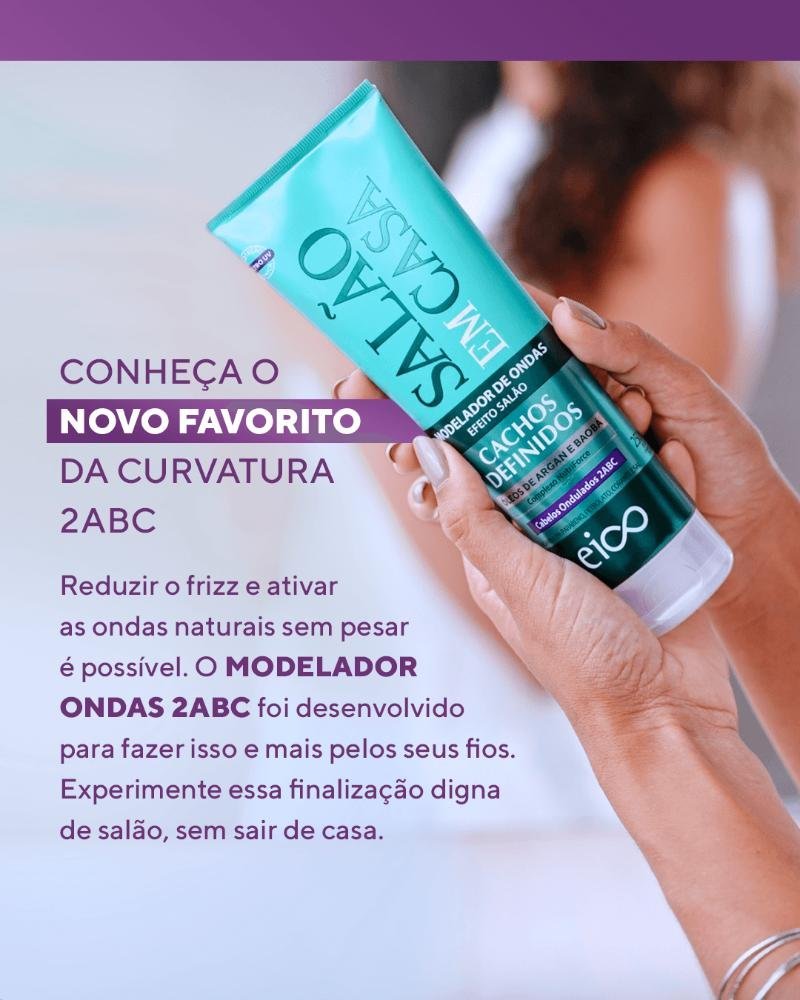 Salão em Casa Modelador de Ondas - Cachos Definidos ÚNICO 2