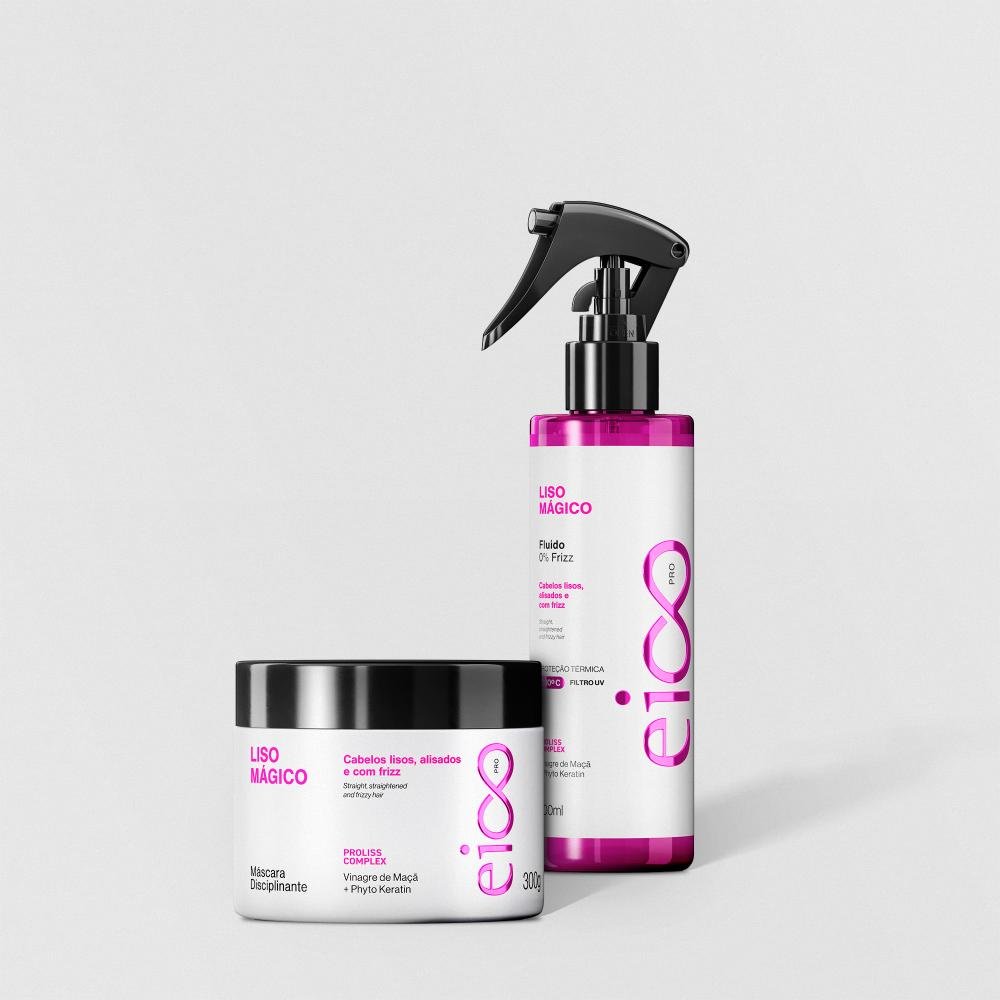 Eico Pro Kit Dupla 2 Produtos - Liso Mágico ÚNICO 1