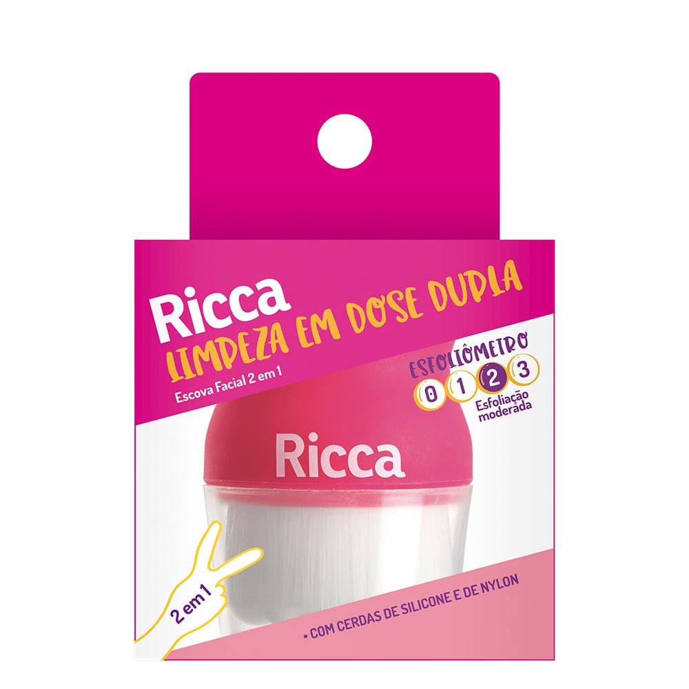 Escova Facial 2 Em 1 Ricca ÚNICO 2