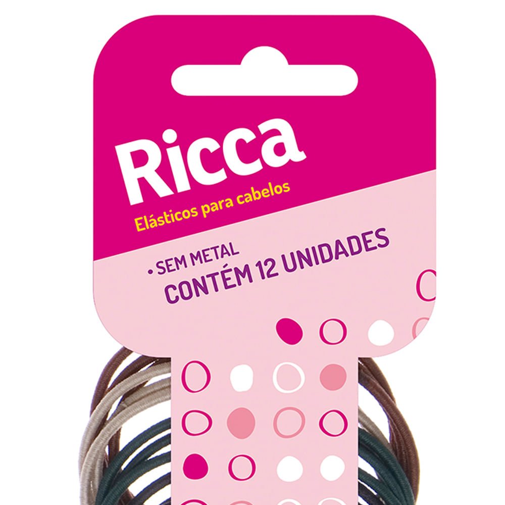 Elástico Sem Metal 2mm Ricca ÚNICO 2