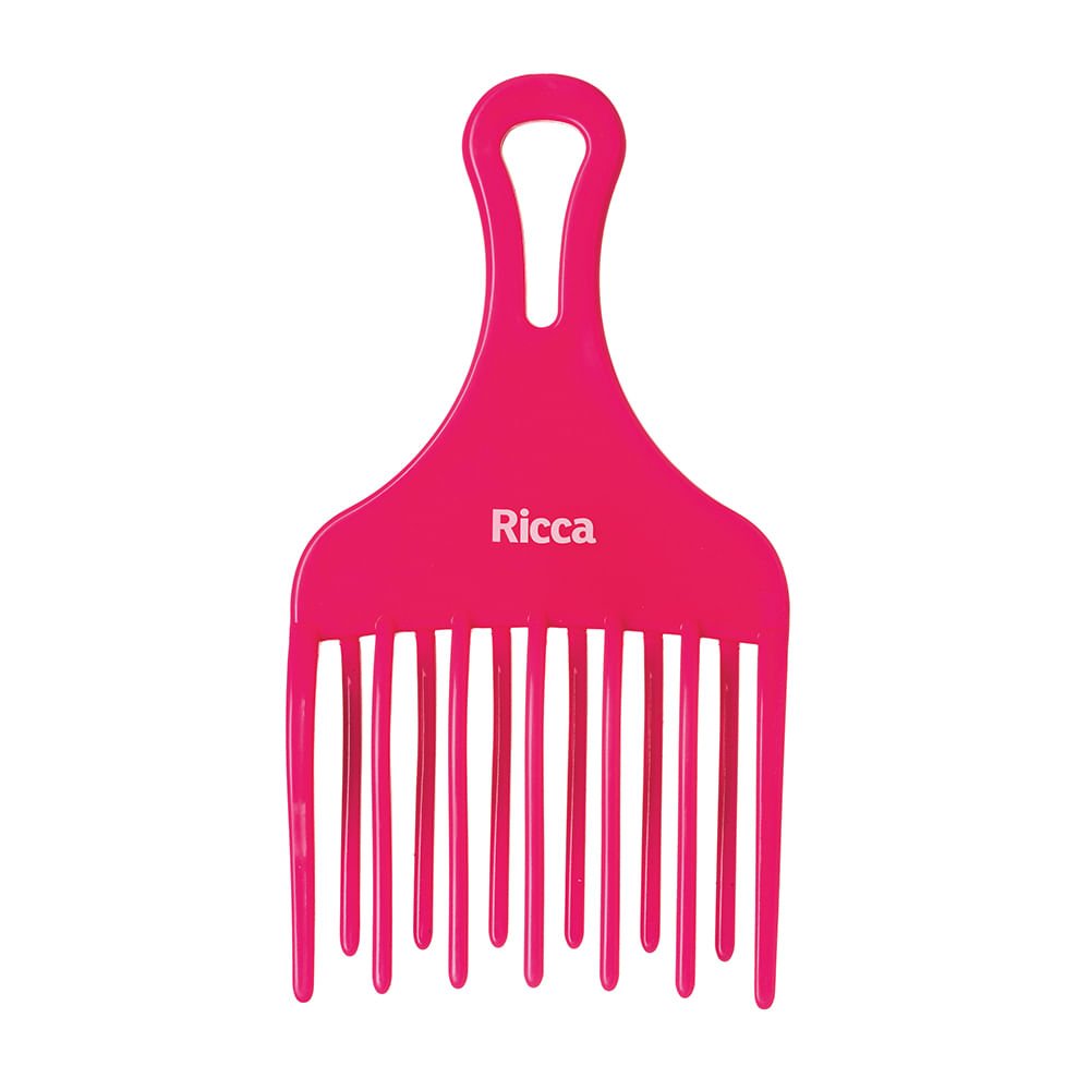 Kit Com 2 Pentes Garfo Cachos Trançado Ricca