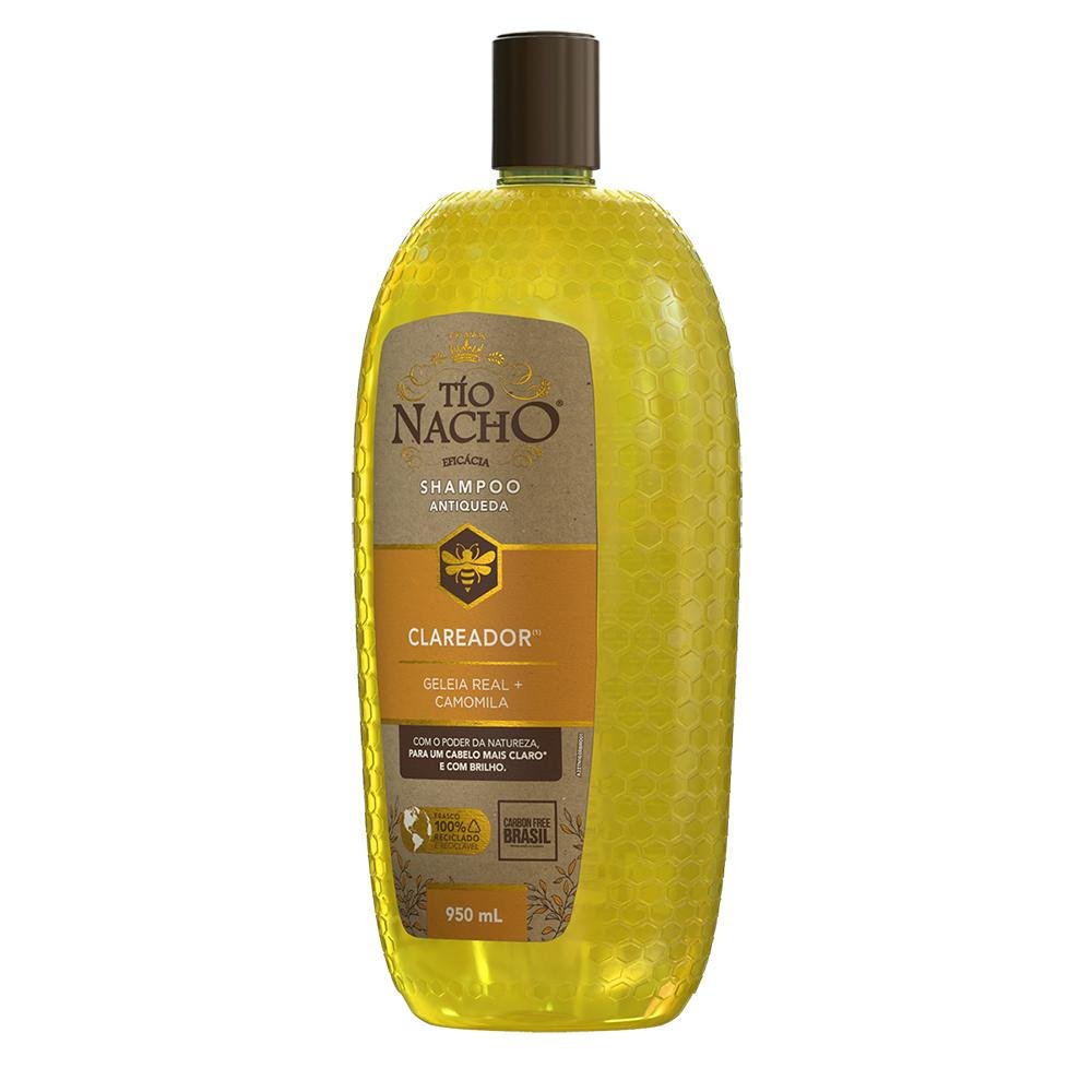 Tío Nacho Shampoo Antiqueda Clareador 950 mL + Tio Nacho Condicionador Antiqueda Anti-Idade 415ml 950ml 4