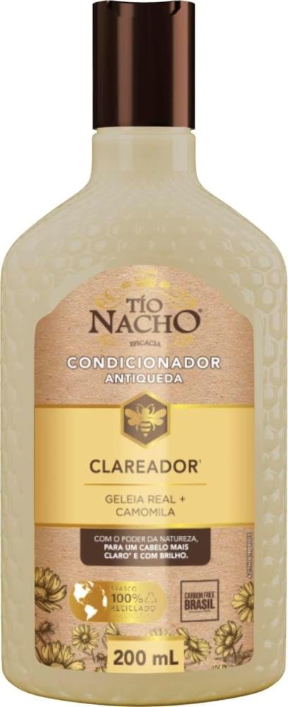 Tio Nacho Condicionador Clareador 200 ml +Tio Nacho Shampoo Engrossador 200 ml