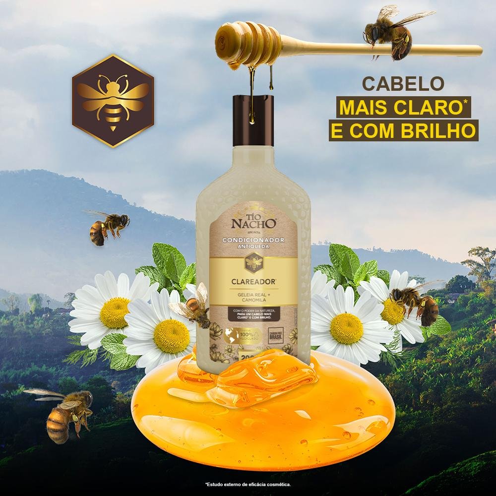 Tio Nacho Condicionador Clareador 200 ml +Tio Nacho Shampoo Engrossador 200 ml 200ml 2