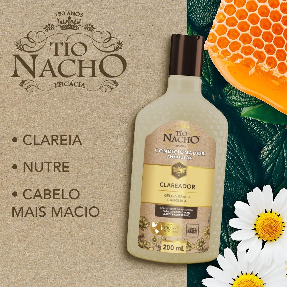 Tio Nacho Condicionador Clareador 200 ml +Tio Nacho Shampoo Engrossador 200 ml 200ml 3
