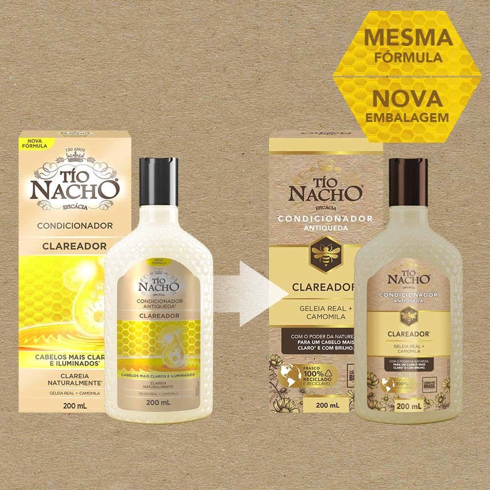 Tio Nacho Condicionador Clareador 200 ml +Tio Nacho Shampoo Engrossador 200 ml 200ml 4