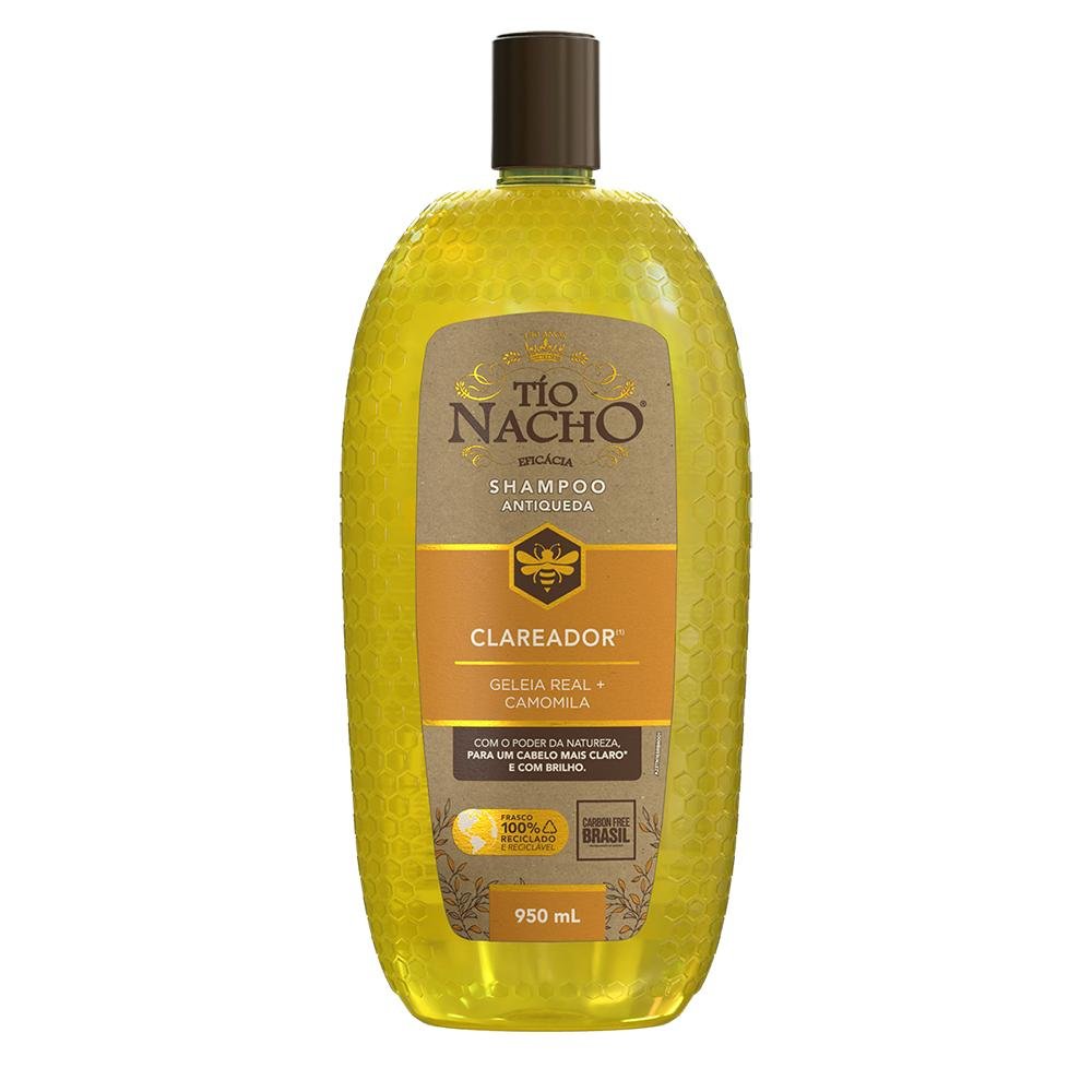 Tío Nacho Shampoo Antiqueda Clareador 950 mL + Tio Nacho Condicionador Clareador 415ml