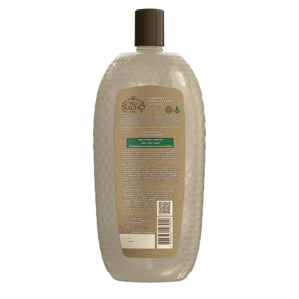 Kit Tío Nacho Shampoo Antiqueda  950 ML+ Condicionador Fortalecedor 415ML 950ml 4