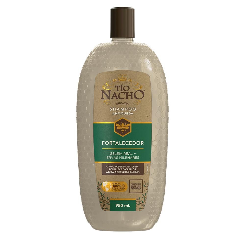 Tío Nacho Shampoo Antiqueda Fortalecedor 950 mL +Tio Nacho Condicionador Engrossador BR