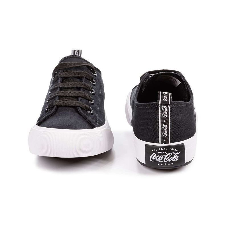 Tênis Coca Cola Atlanta Canvas Coke Feminino Original Preto 3