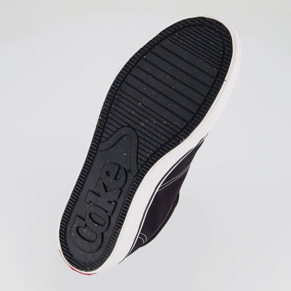 Tênis Coca Cola Surplay Canvas Preto Feminino Original Preto 5