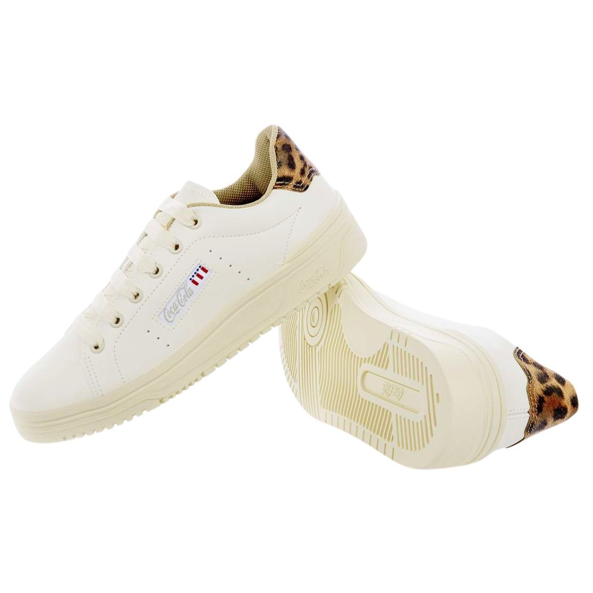Tênis Coca Cola March Maverick Feminino Branco Branco 4