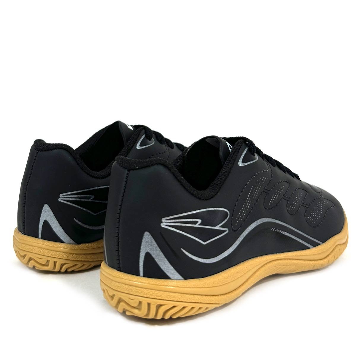 Chuteira Dray Foorcy Infantil Futsal Preto Preto 3