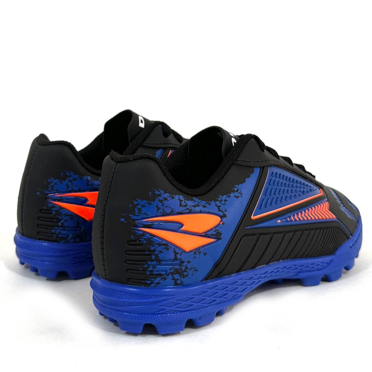 Chuteira Dray Foorcy Infantil Society Preto/Azul Preto/Azul 3