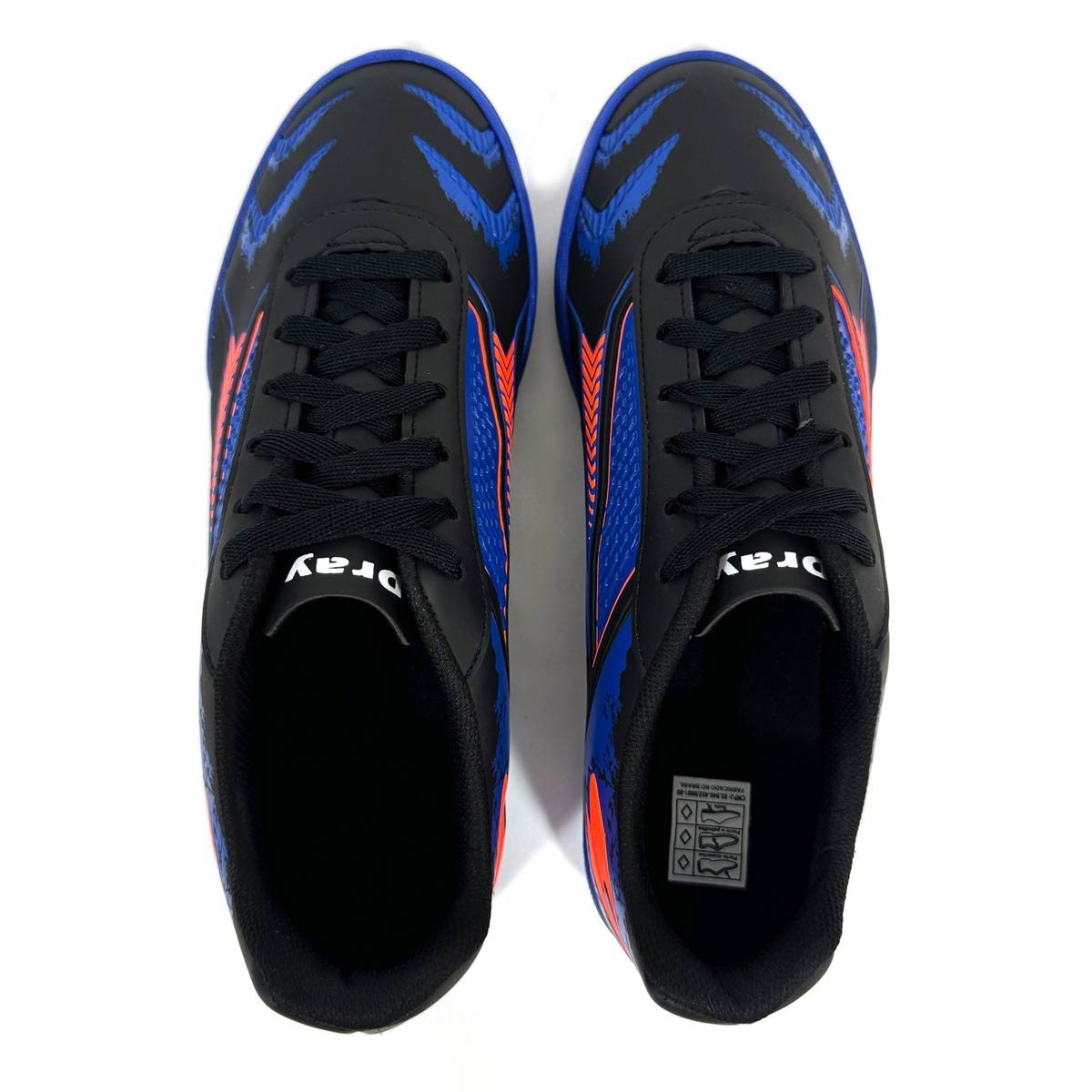 Chuteira Dray Foorcy Society Preto/Azul Preto/Azul 4