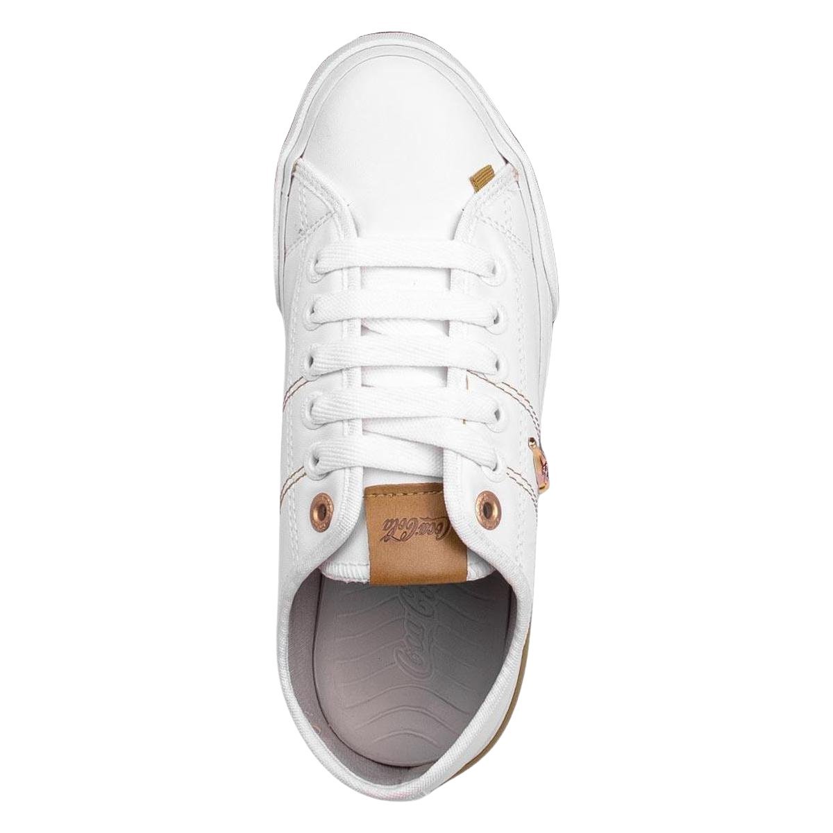Tênis Coca Cola Miami Town Branco/Cobre Branco 4