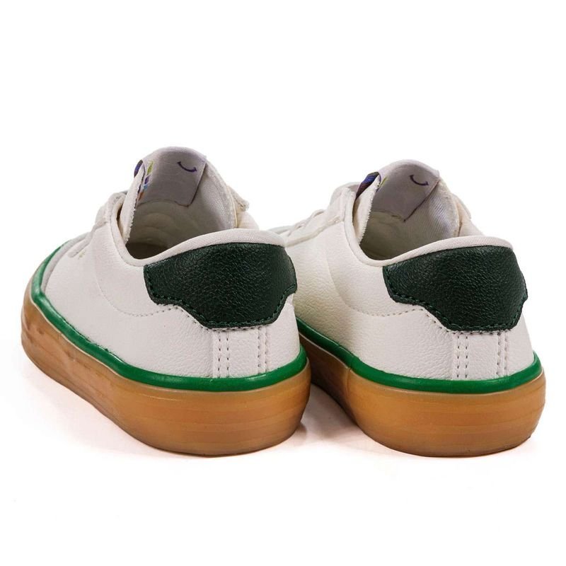 Tênis Diversão Jo Infantil Branco/Preto Branco 4