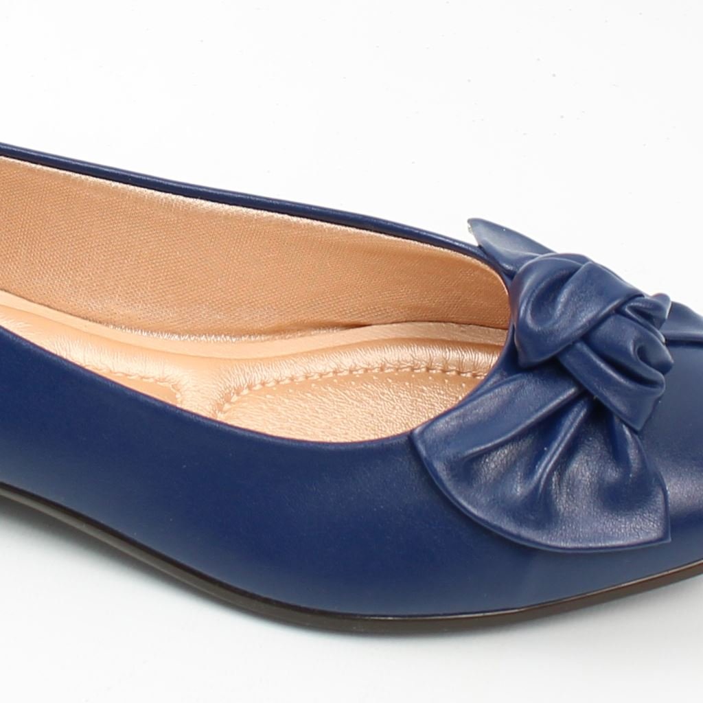 Sapatilha Bico Redondo Laço Azul 3