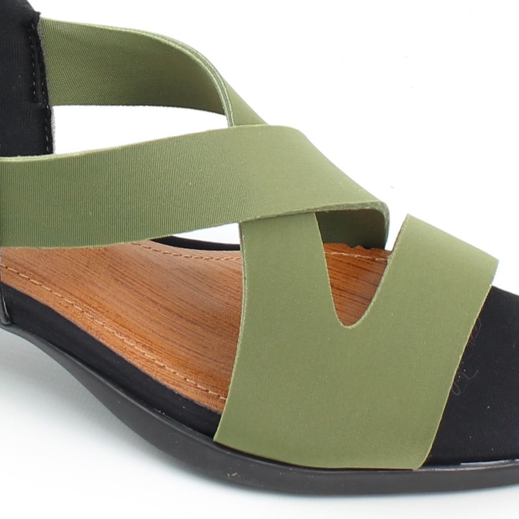 Sandália Salto Bloco Conforto Verde 3