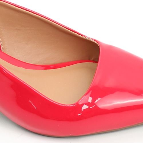 Scarpin Salto Fino Slingback Vermelho 3