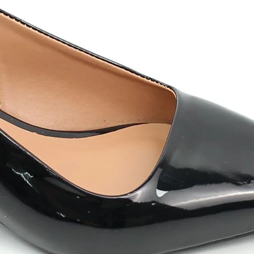 Scarpin Salto Fino Slingback Preto 3