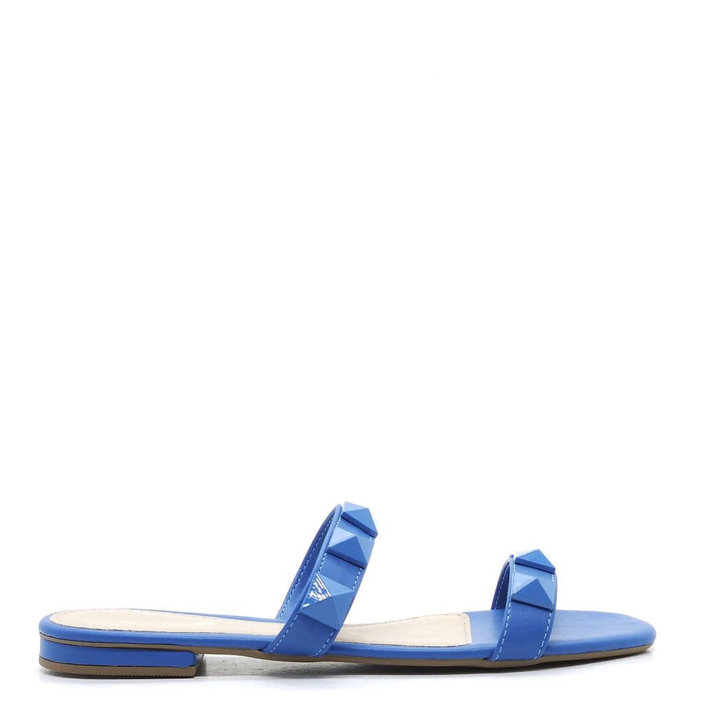 Rasteira Chinelo Pirâmides Azul 2