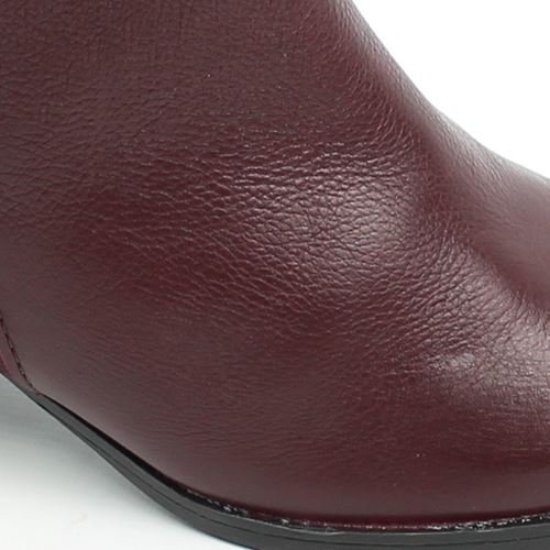 Bota Cano Baixo Couro Marrom 3