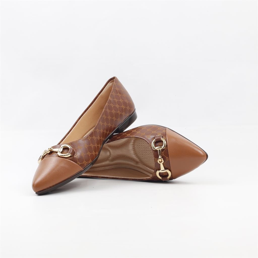 Sapatilha Bico Fino Conforto Marrom 4