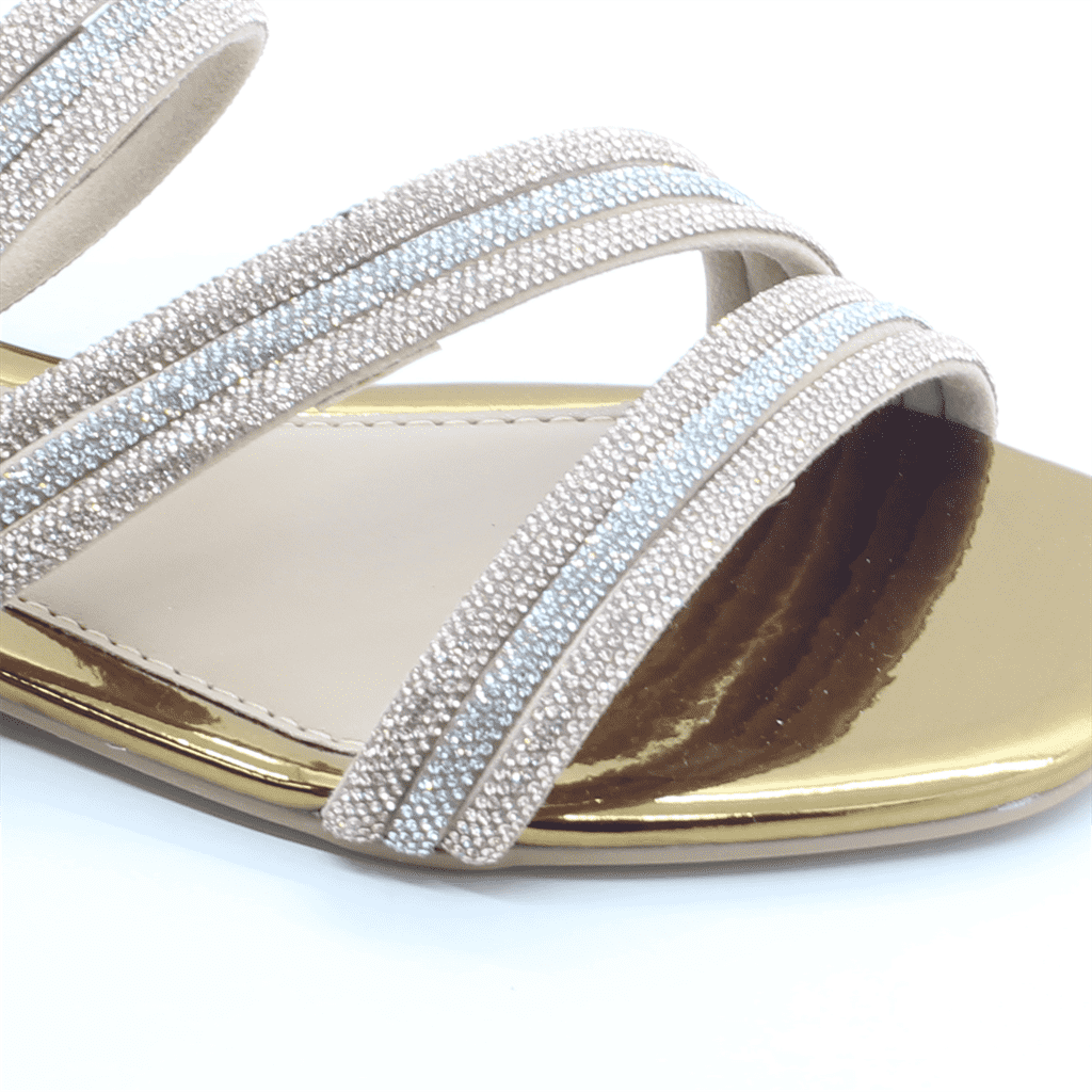 Rasteira Chinelo Brilho Marrom 4