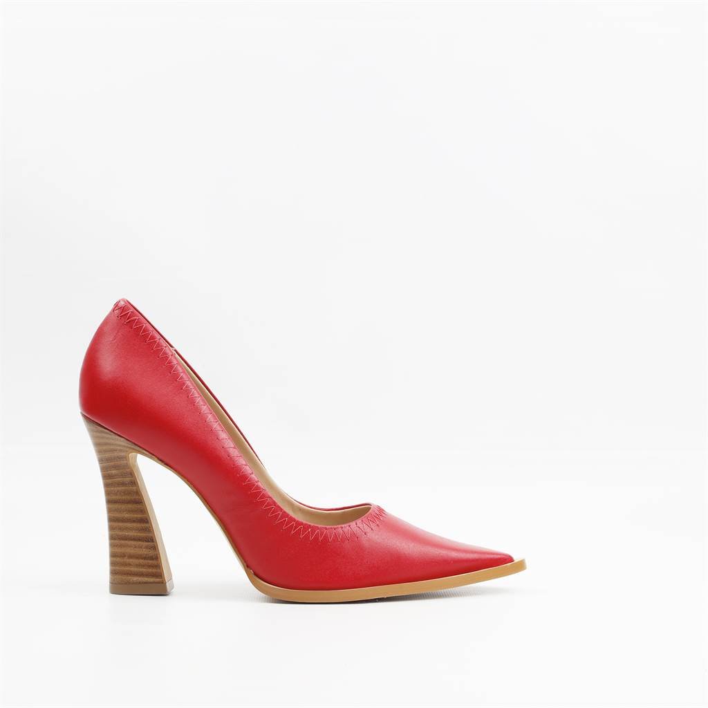 Scarpin Salto Bloco Preto 4