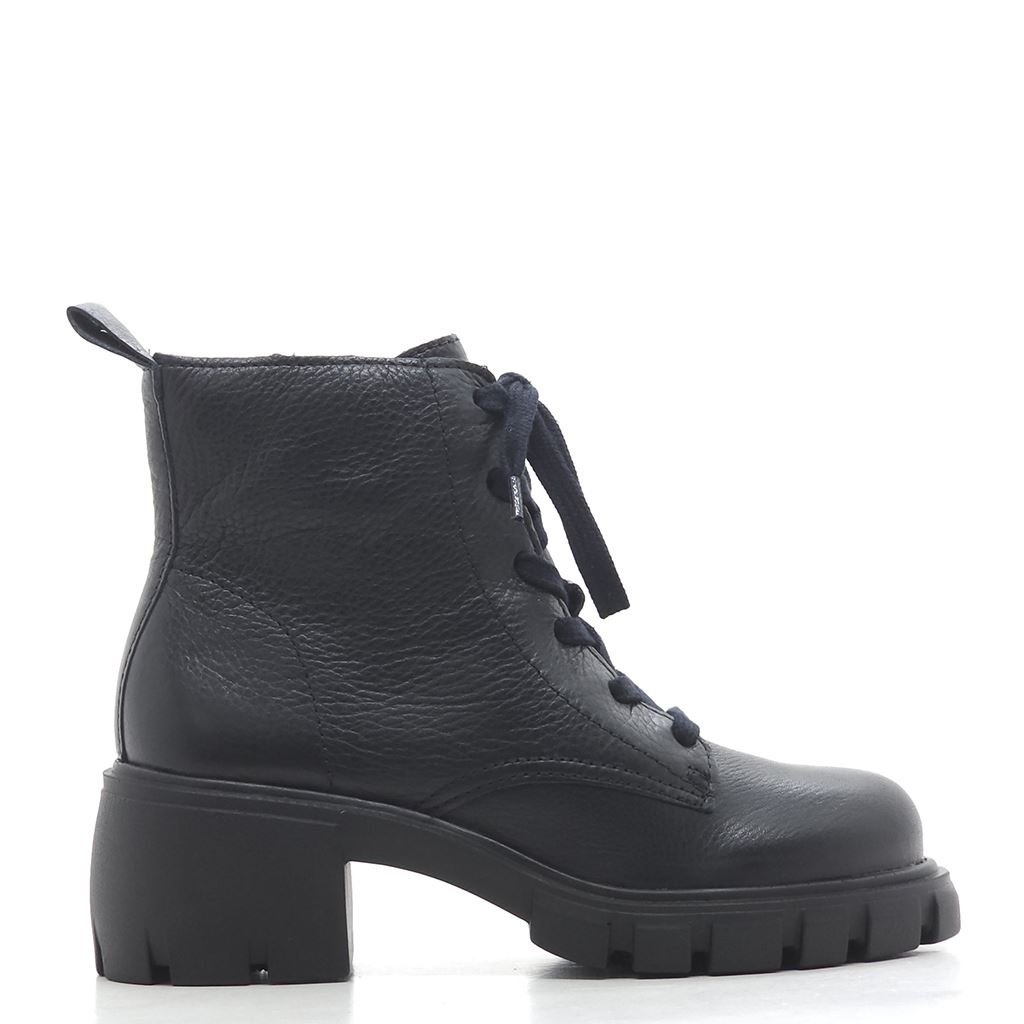 Bota Coturno Salto Bloco Preto 2