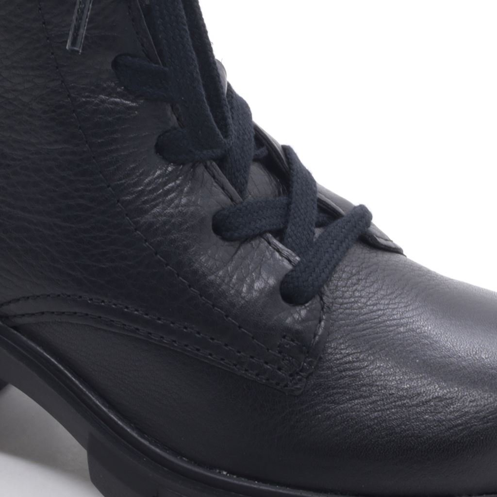 Bota Coturno Salto Bloco Preto 4