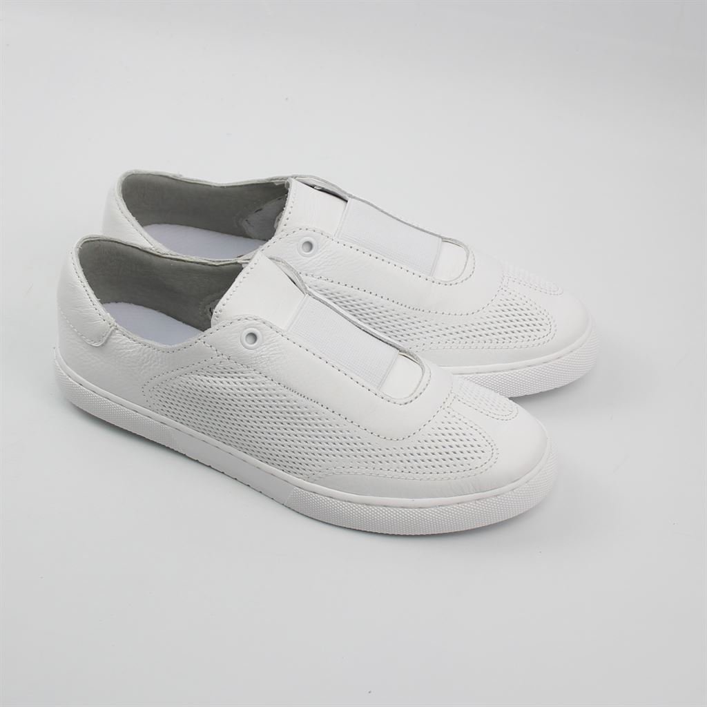 Tênis Flat Couro Branco 2