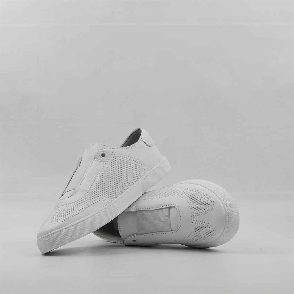 Tênis Flat Couro Branco 4