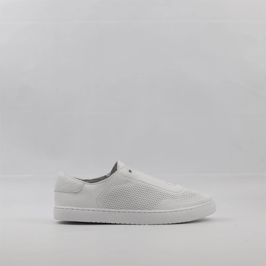 Tênis Flat Couro Branco 5