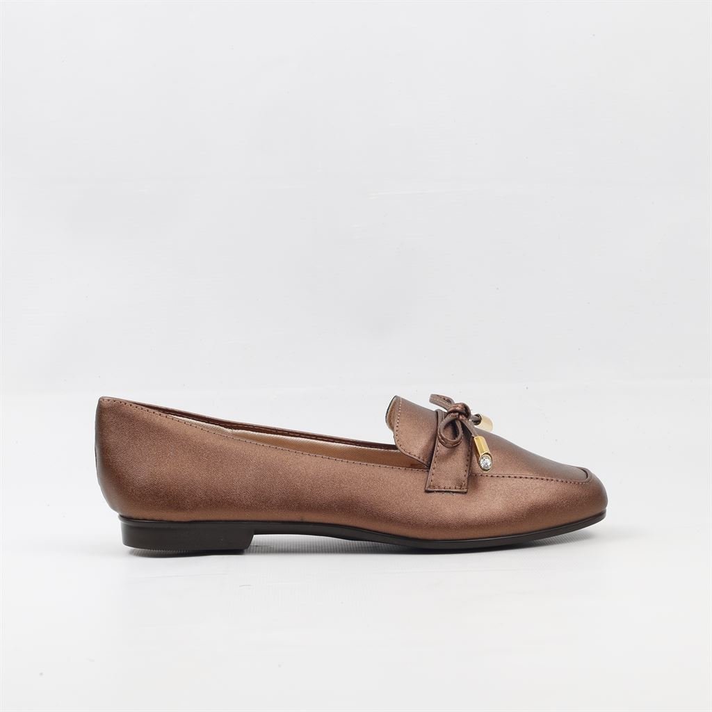 Sapatilha Mocassim Laço Marrom 5