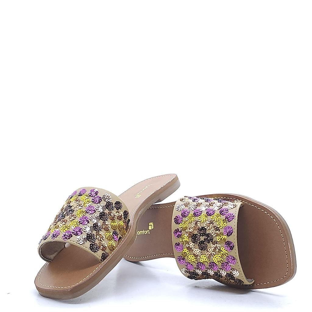 Rasteira Chinelo Detalhe Marrom 3