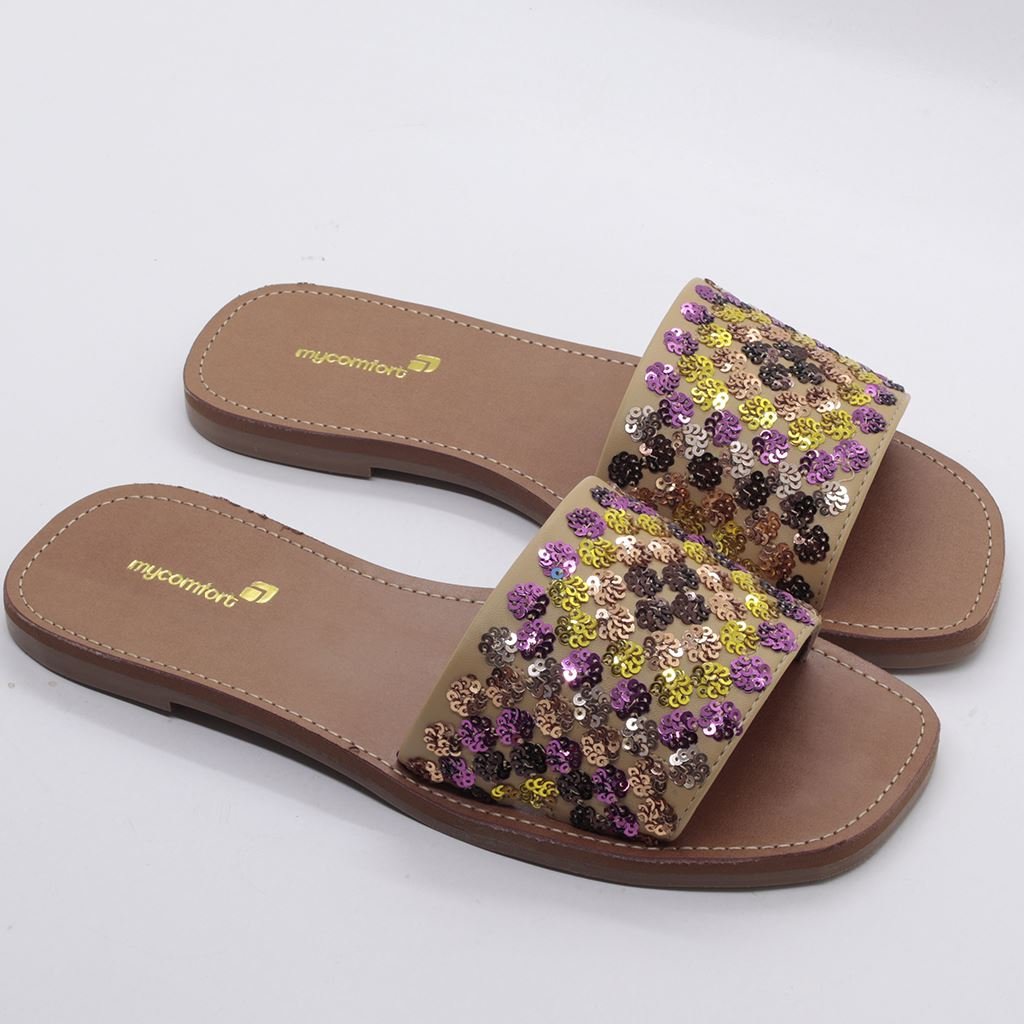 Rasteira Chinelo Detalhe Marrom 5